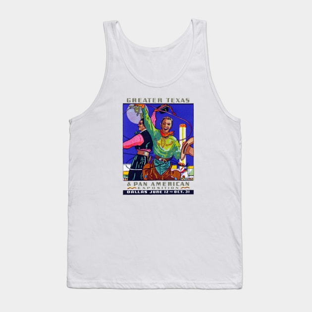 1937 Texas and Pan American Exposition Tank Top by historicimage